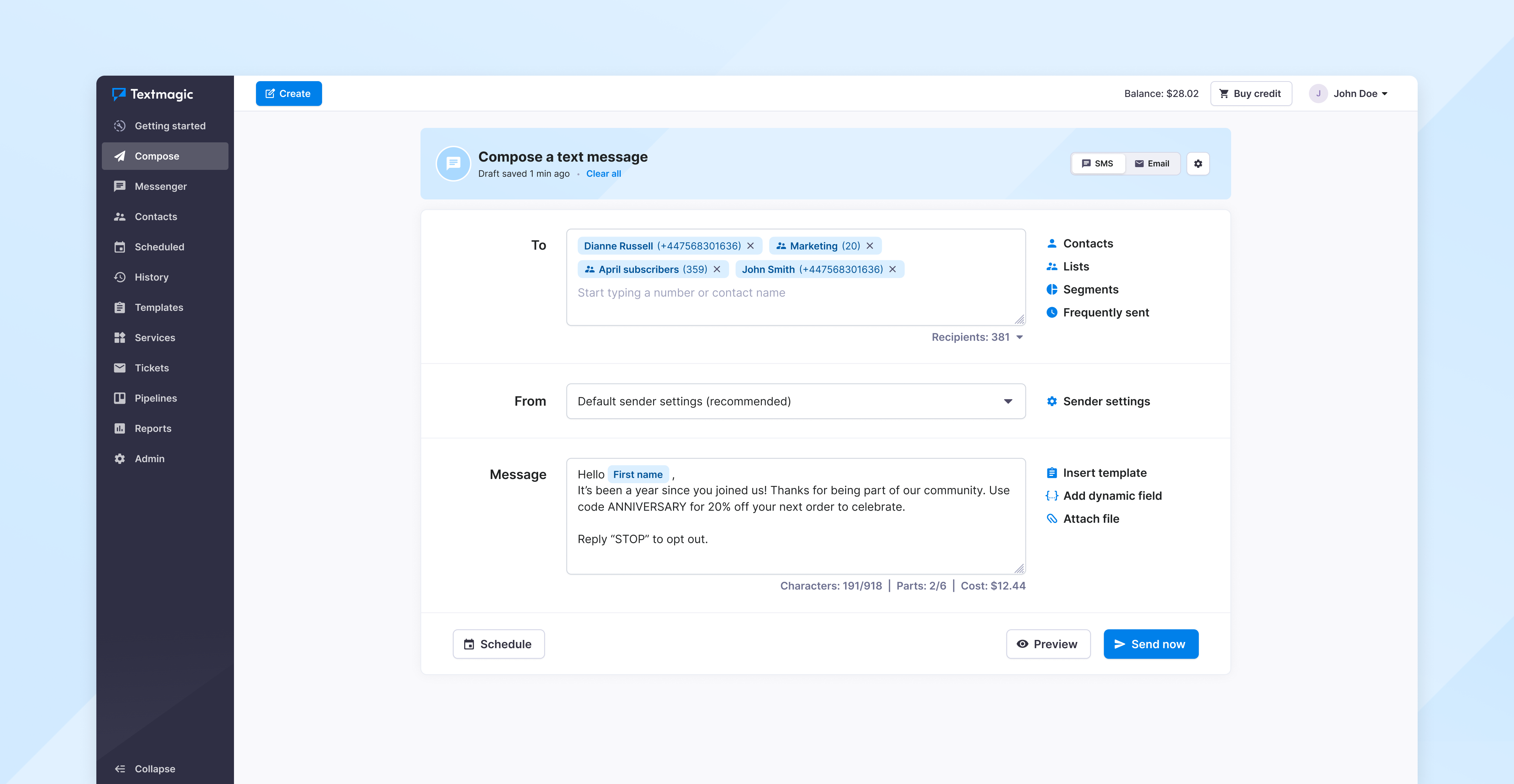 Textmagic gallery image