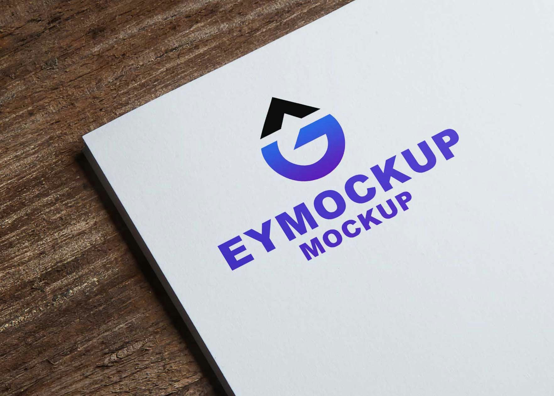 Free 3D Logo Mockup Collection gallery image