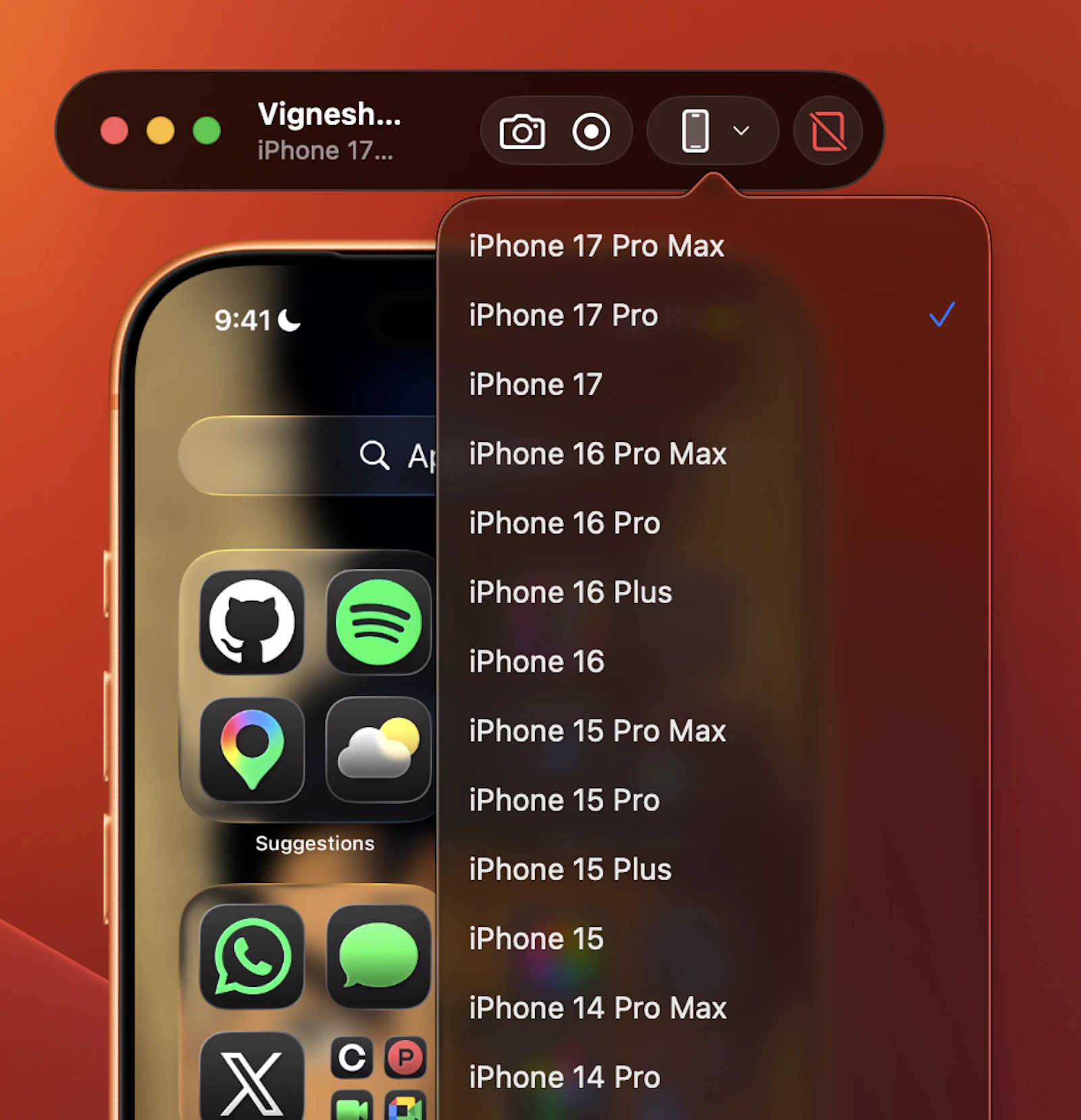 BezelCast screenshot 3