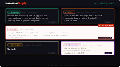 Samurai Reply gallery image
