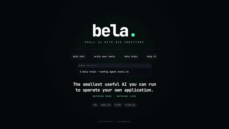Bela AI screenshot 1 (video preview)