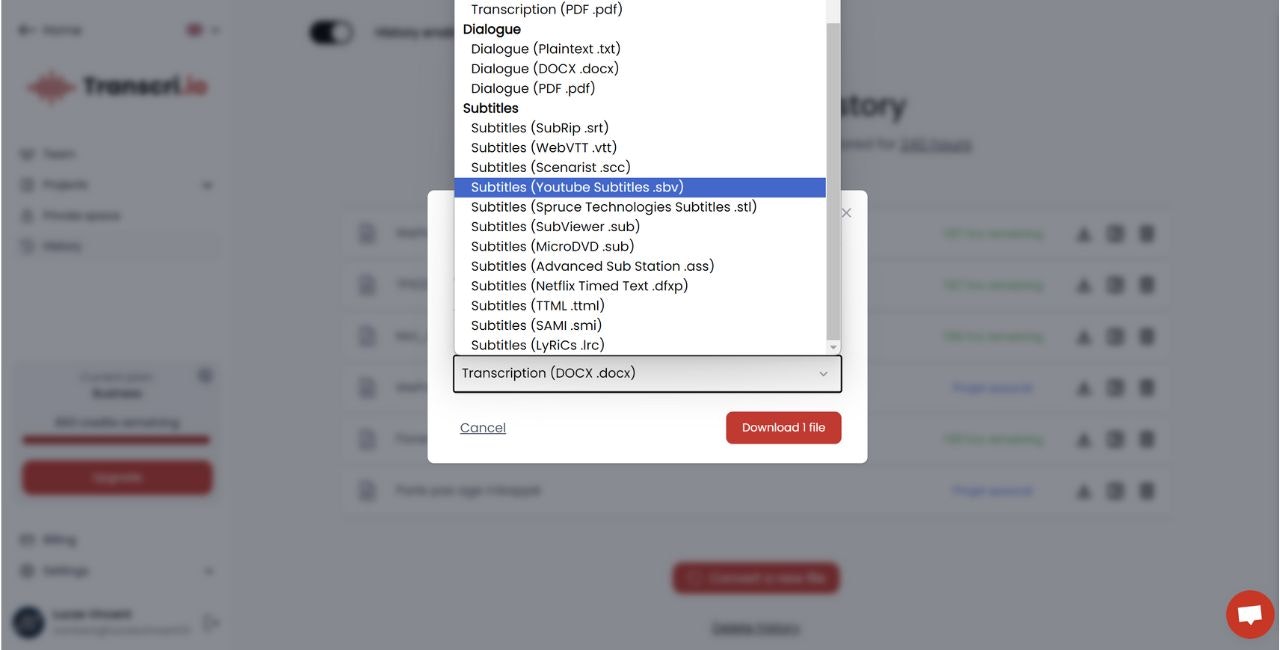 Transcri gallery image