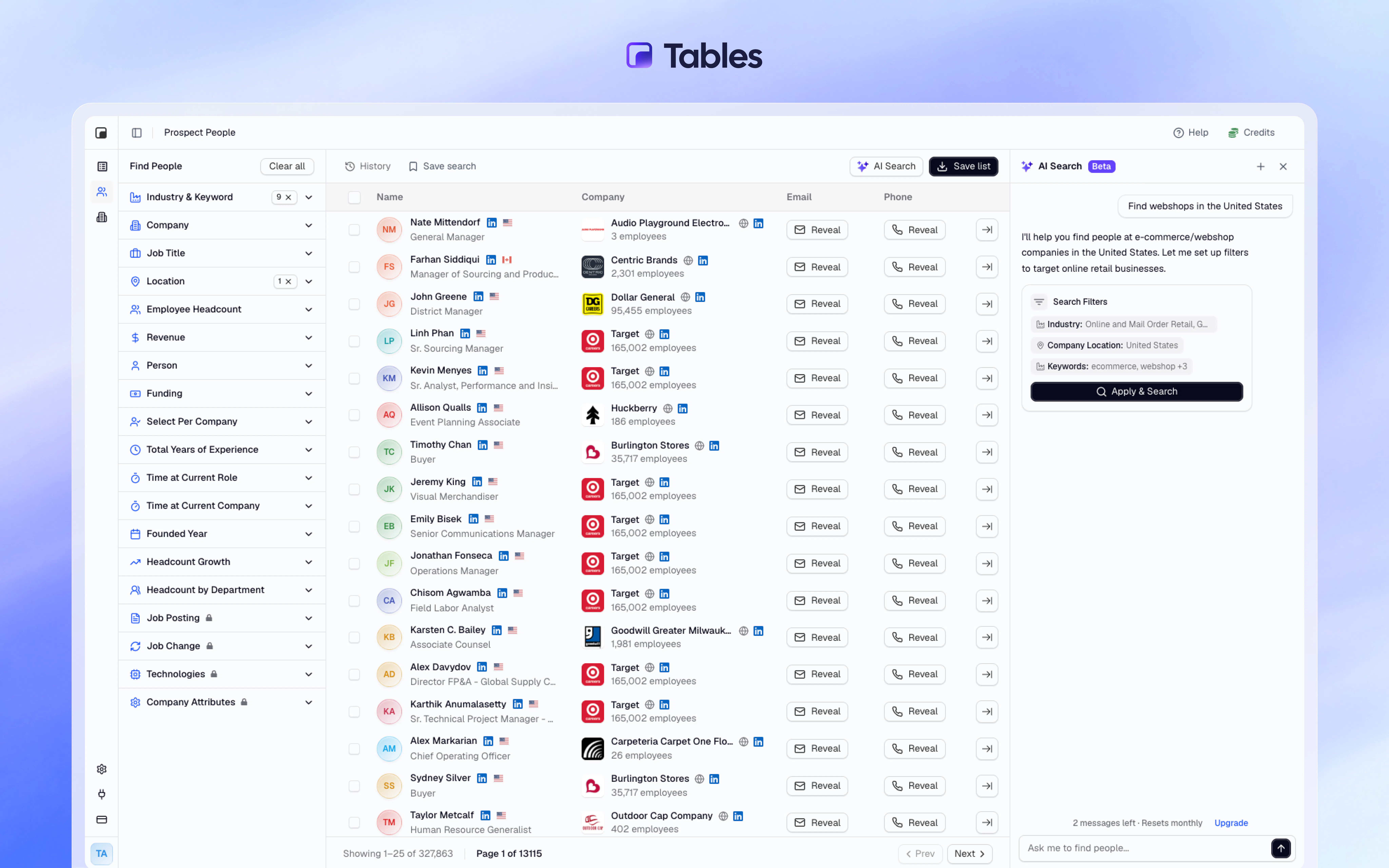 Tables.so gallery image