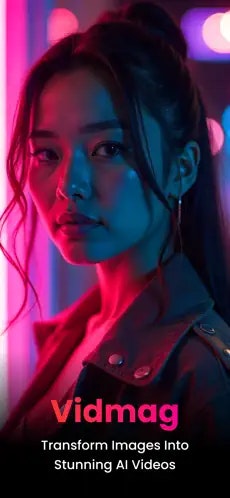 Vidmag | Ai Video Generator - Main screenshot showing features and interface