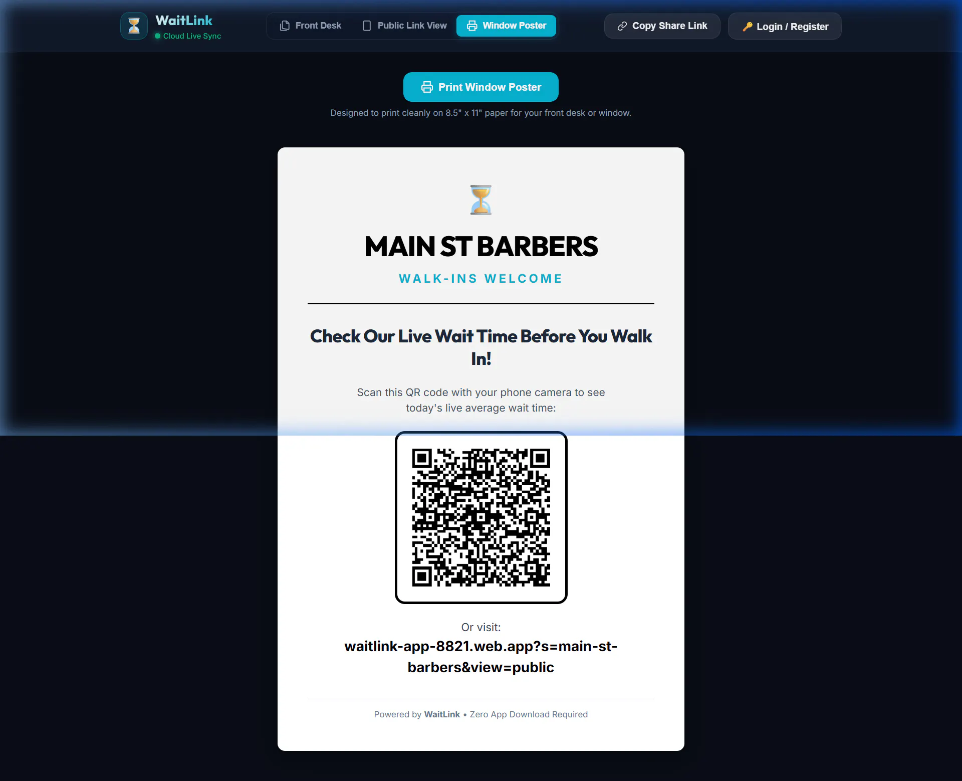 WaitLink — Live Walk gallery image
