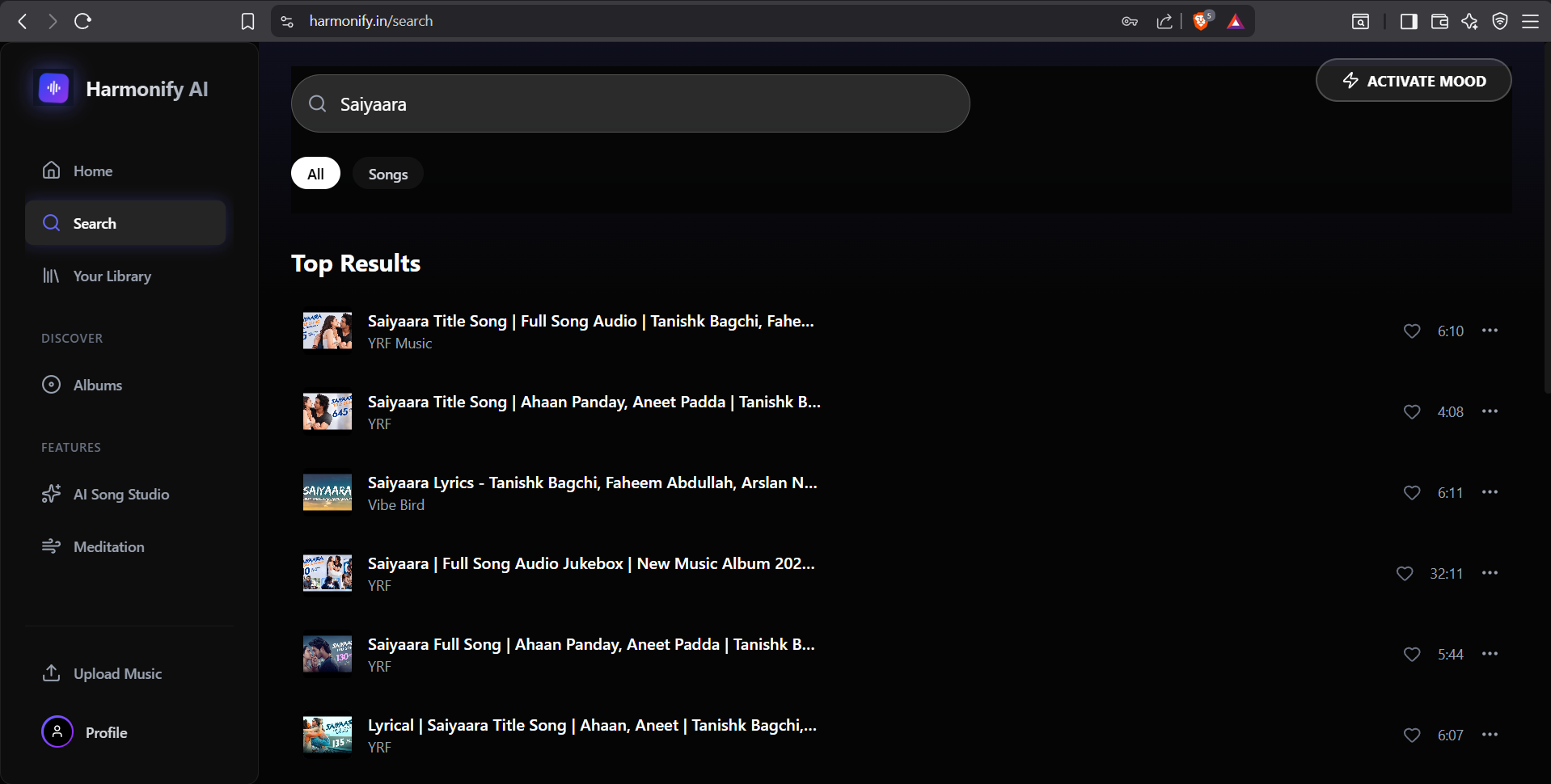 Harmonify Music AI gallery image