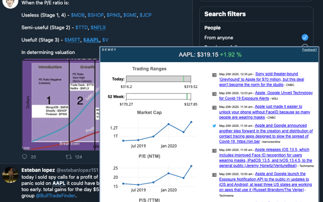 Dewey - The Context Assistant for Stocks gallery image