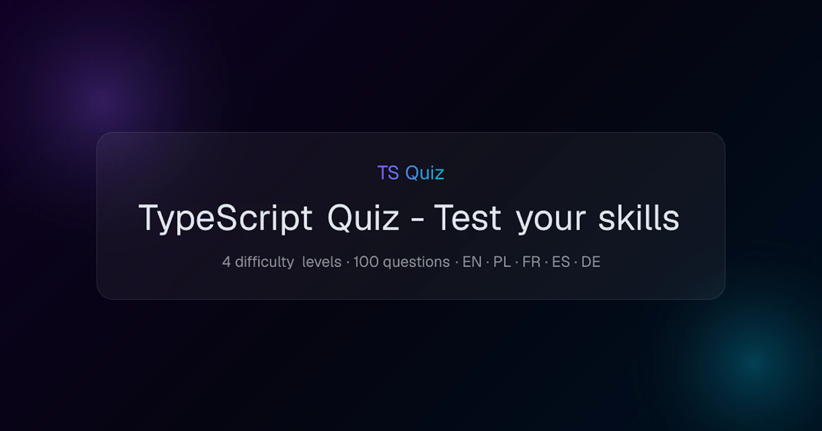 Practice TypeScript screenshot 1