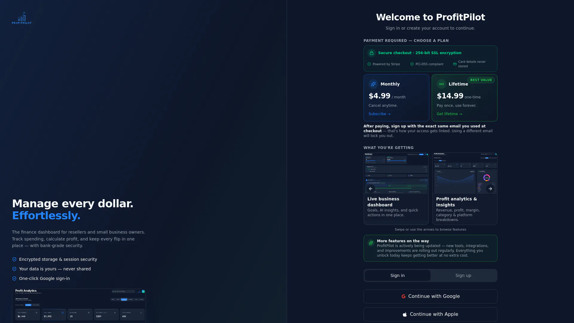 Profit Pilot Track every flip. gallery image