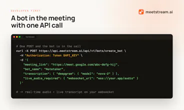 MeetStream AI gallery image