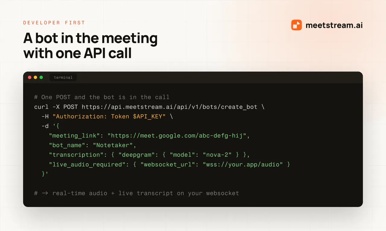 MeetStream AI screenshot 2