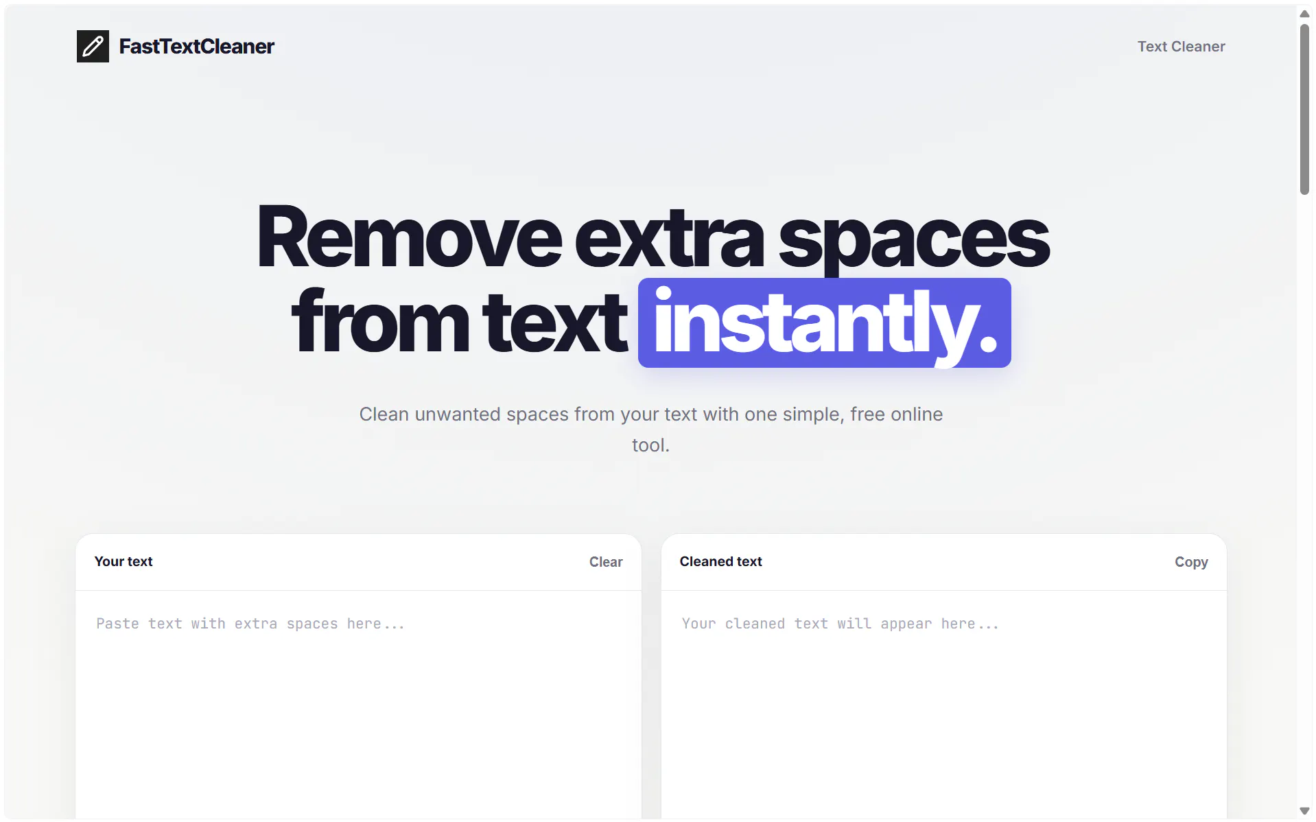 FastTextCleaner gallery image