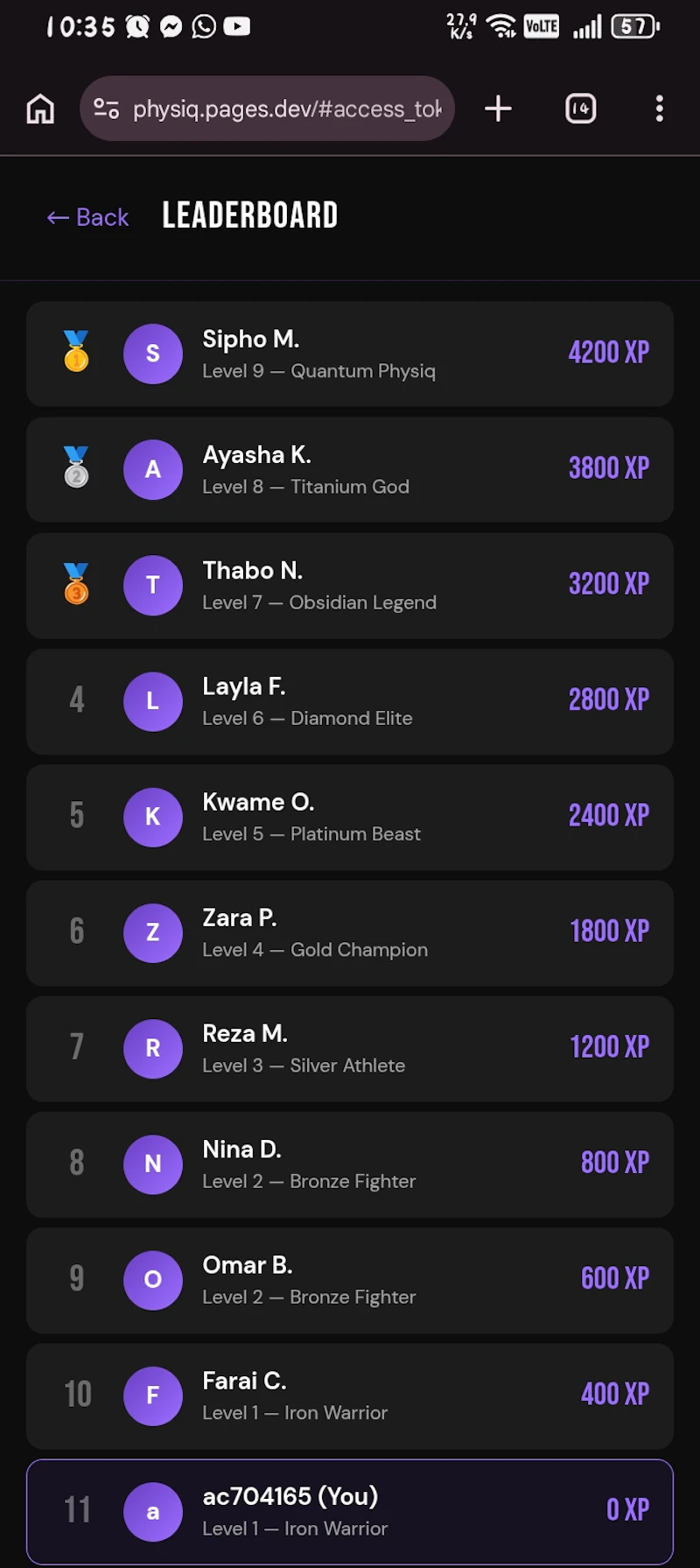 Physiq — Train Smarter screenshot 8