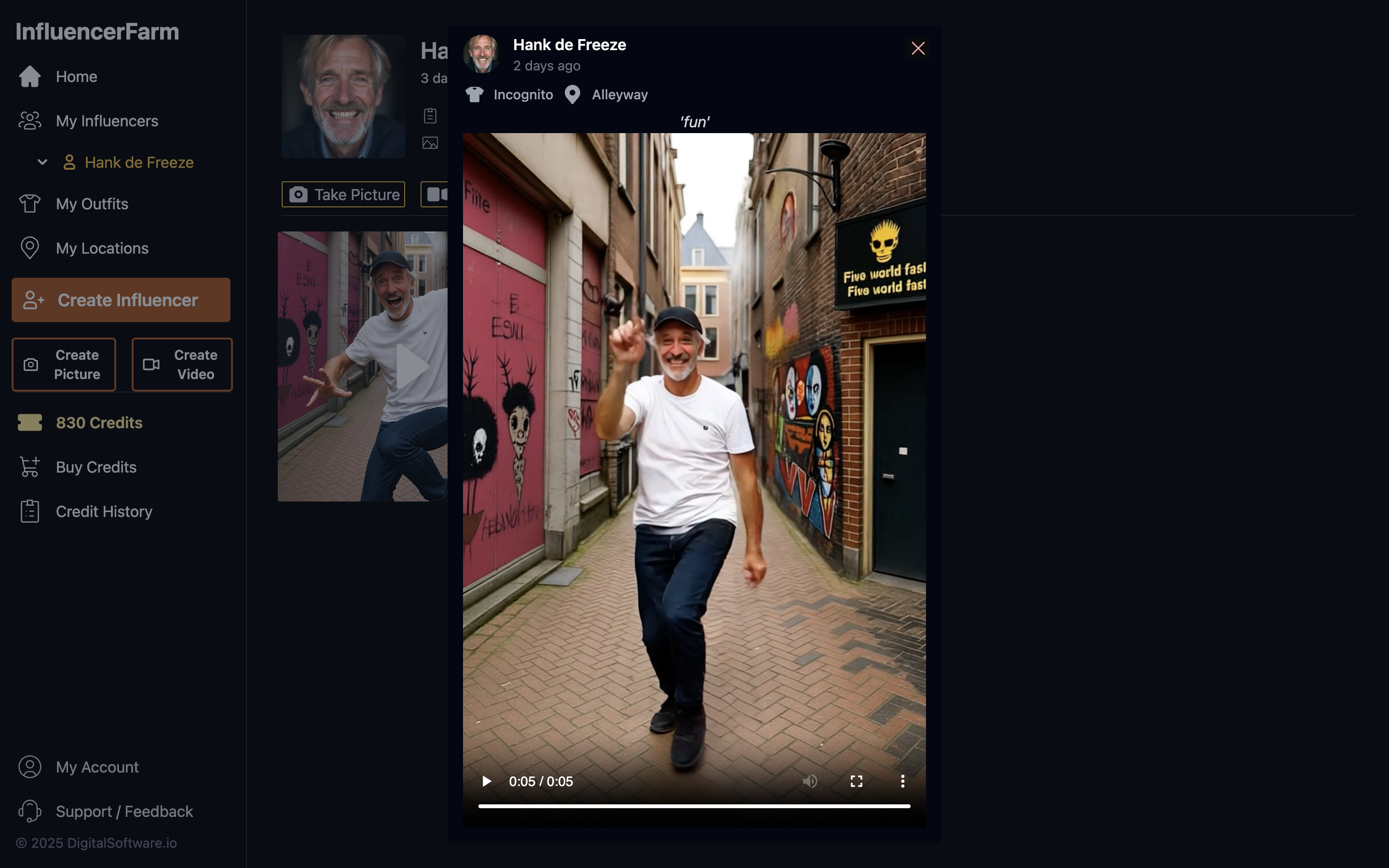InfluencerFarm - AI Influencer Generator - Un generatore di influencer con supporto per video e immagini. media 3