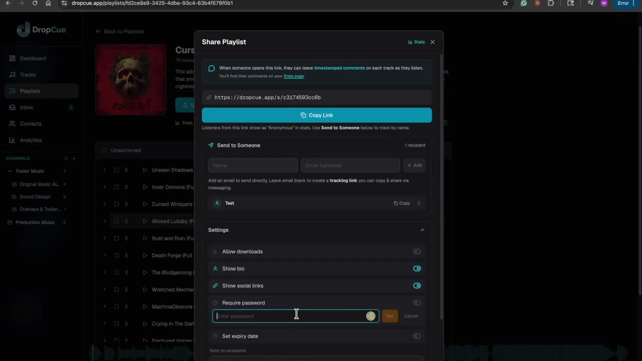 DropCue gallery image