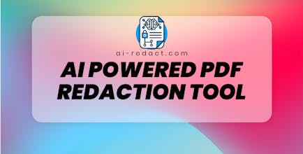 AI PDF redaction tool App gallery image