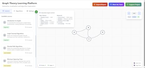 Graph Theory Learning Platform gallery image