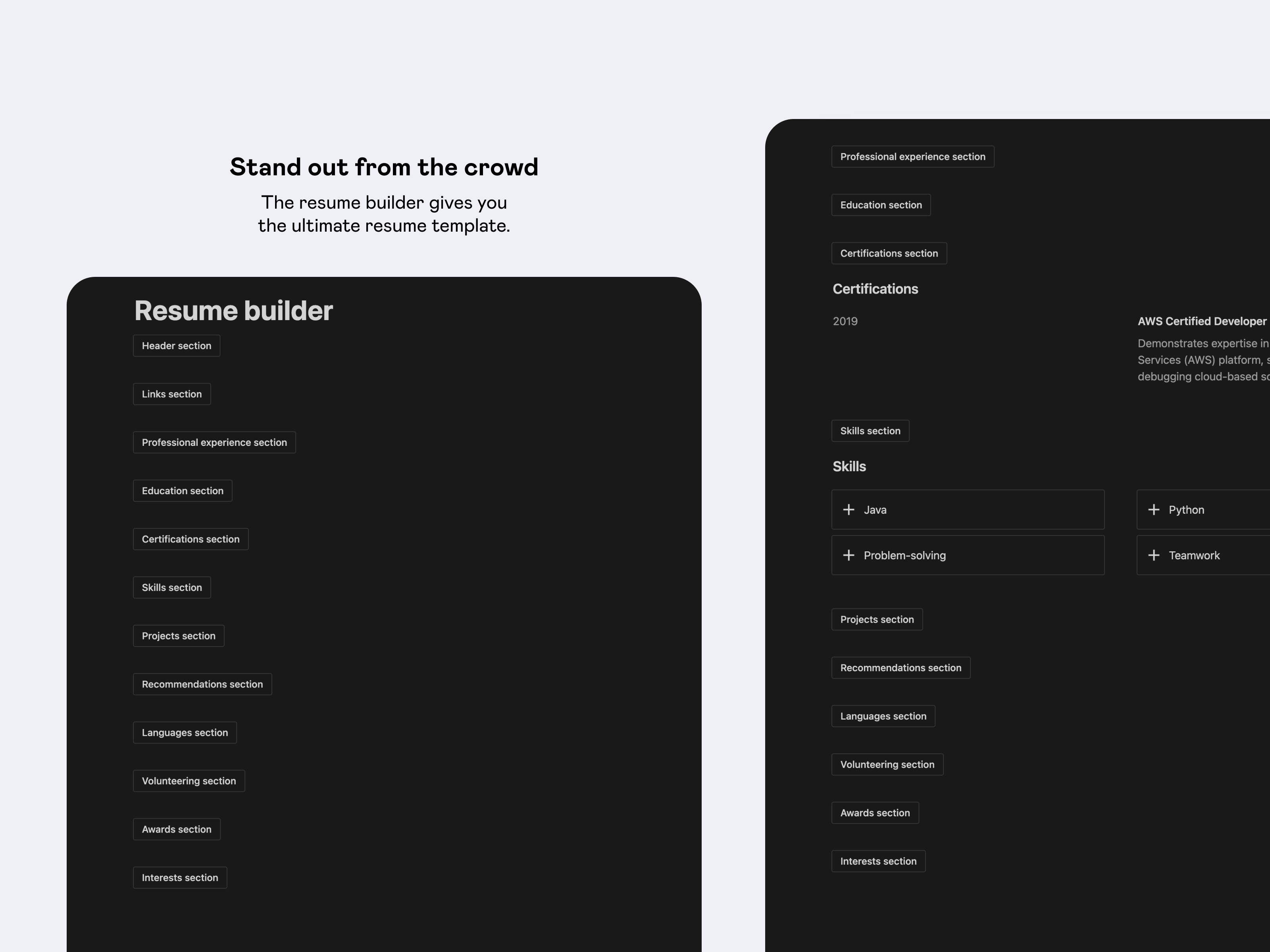 Média Niveau Ultime Notion CV Builder - Créez rapidement un excellent CV pour décrocher votre prochain emploi 4