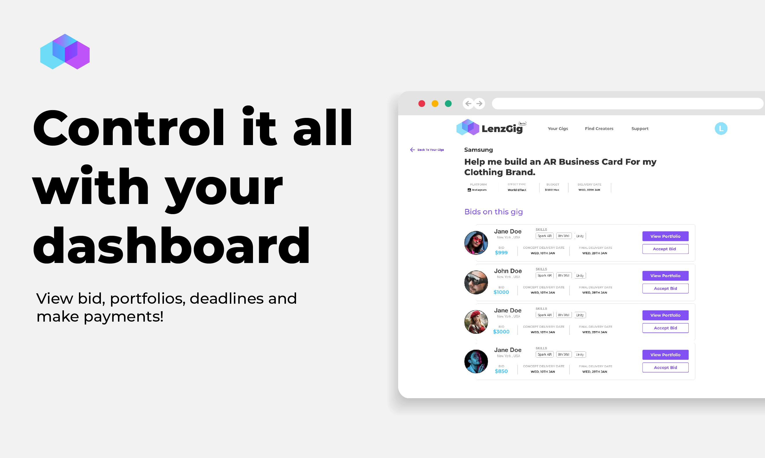 LenzGig gallery image