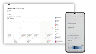 Notion Content Planner gallery image