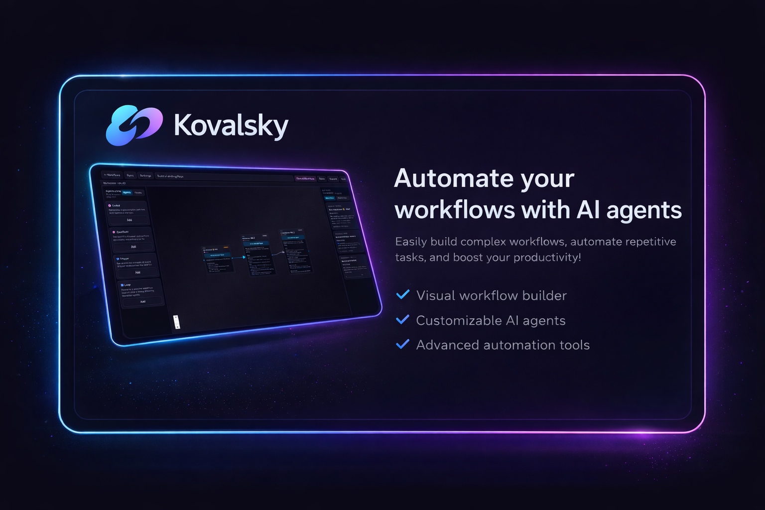 Kovalsky - Platform for AI Employees gallery image
