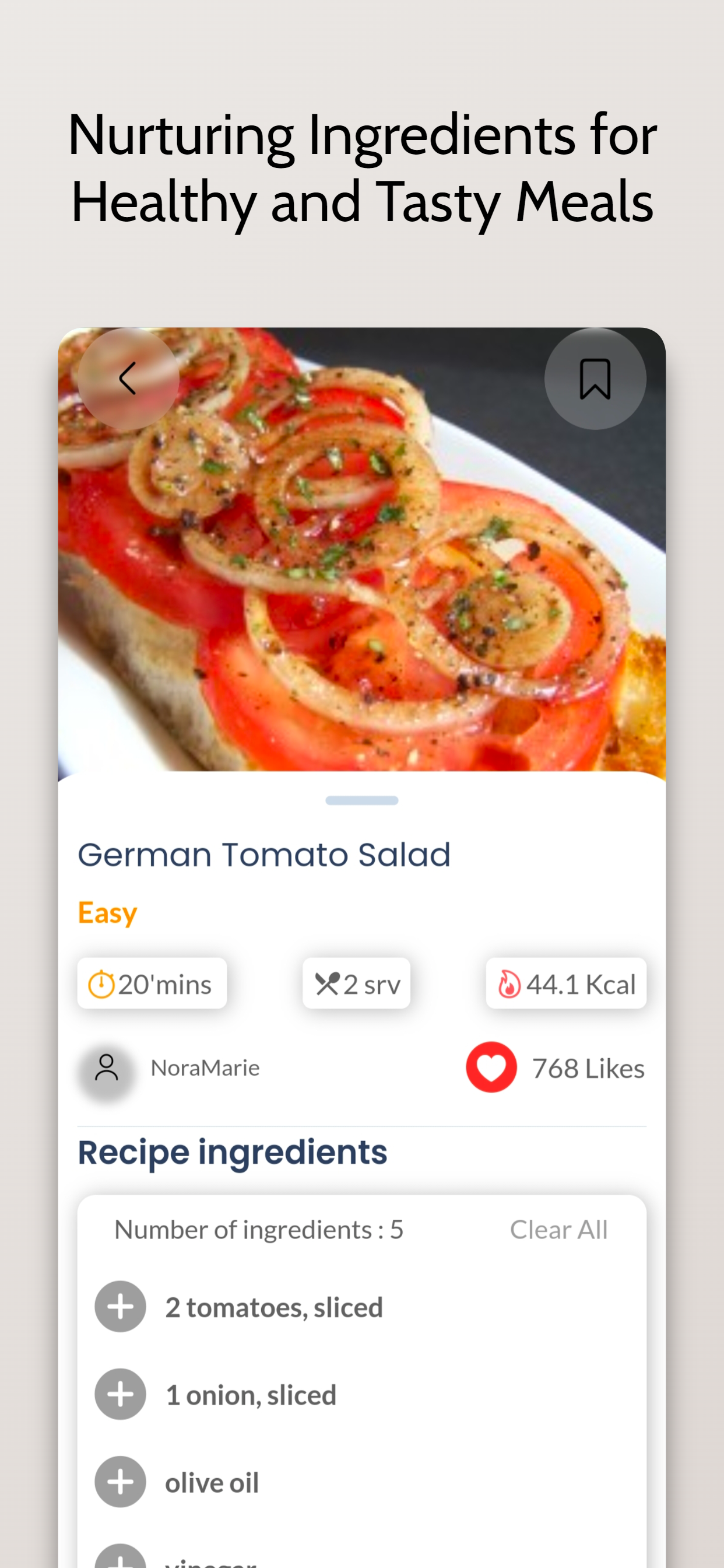 Application de recette media 4