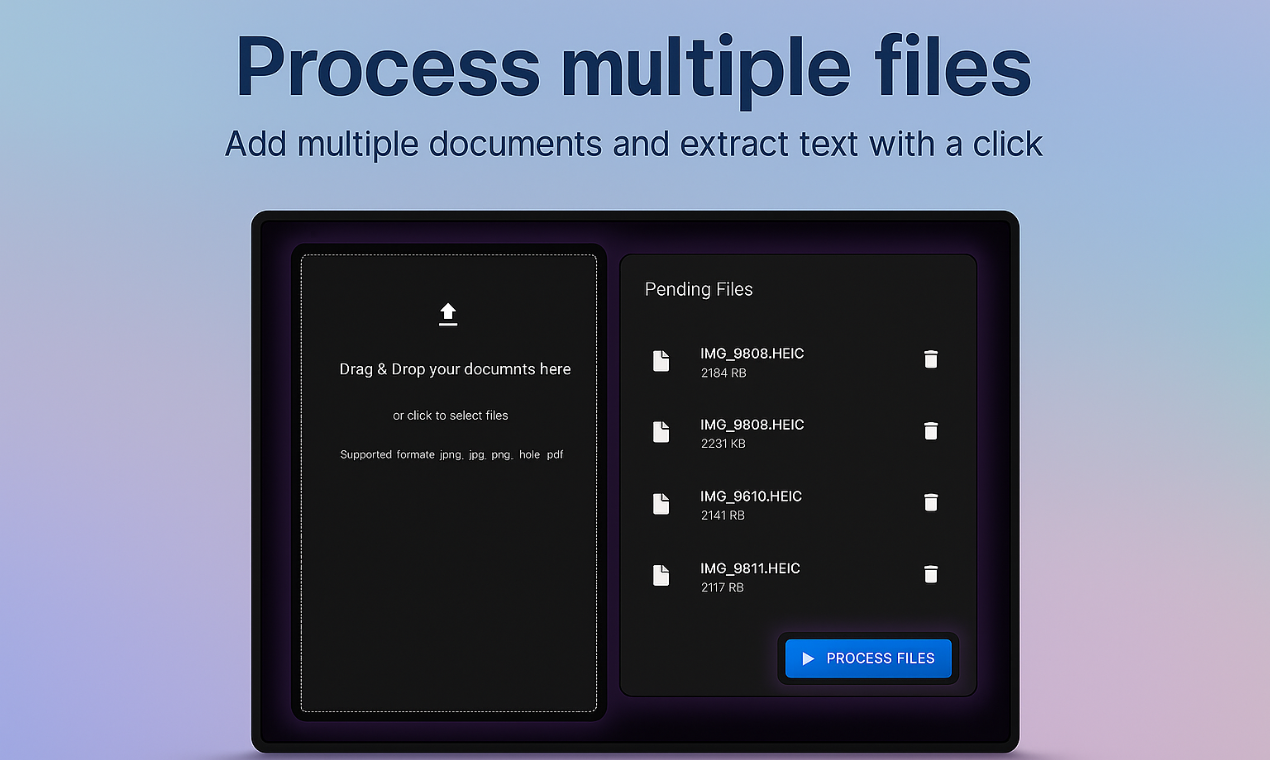 ScanX - Upload documents and get clean, extracted text. media 1