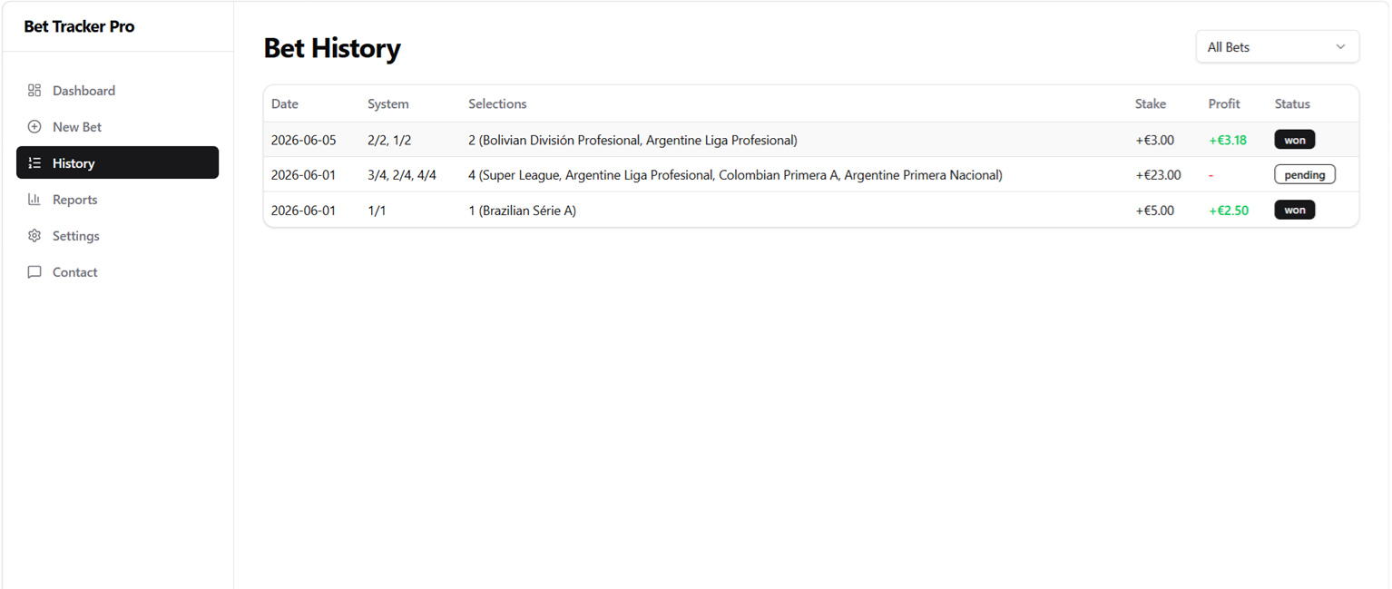 Bet Tracker Pro gallery image