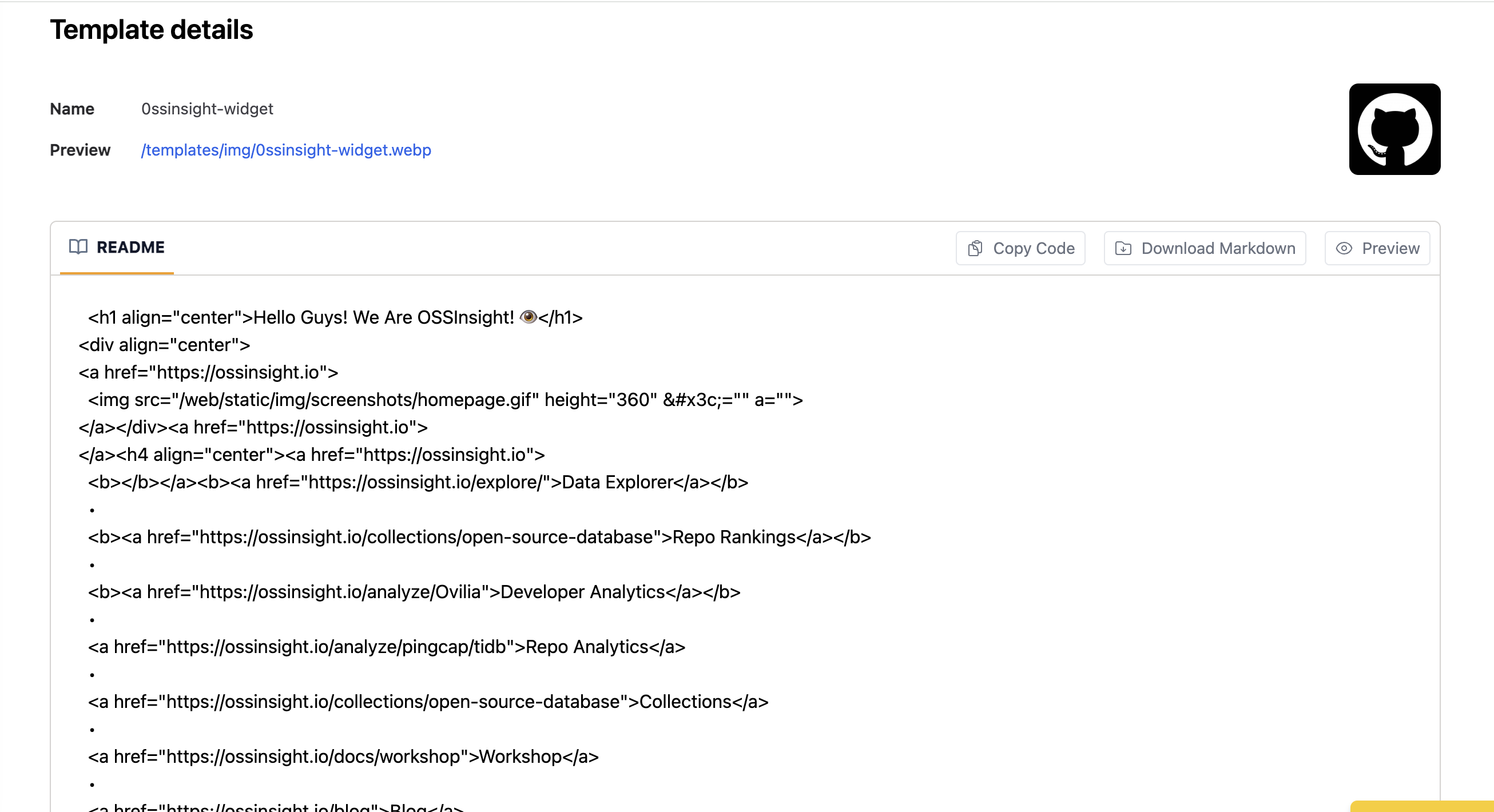 GitHub Profili ReadMe Jenerator - 300'den fazla şablon, harika Github Profili ReadMe Oluşturun medya 5