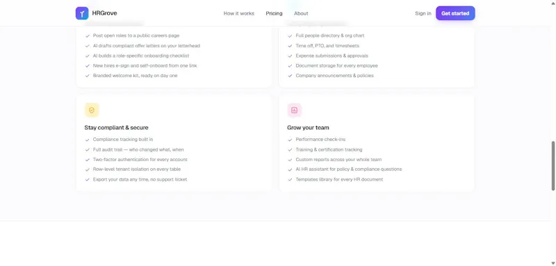 HRGrove screenshot 2