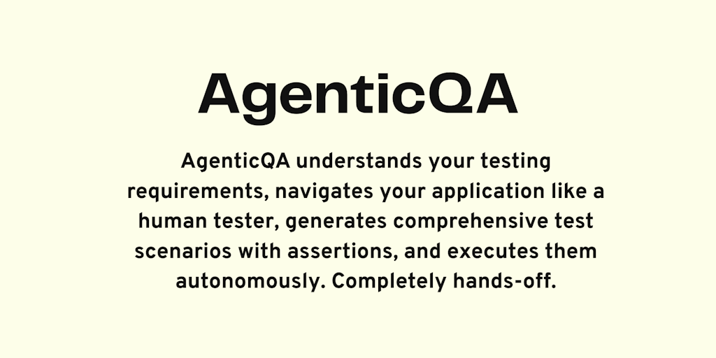 AgenticQA