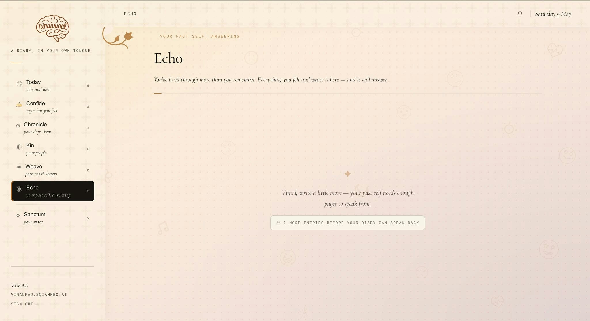 Ninaivugal — a diary in your own tongue gallery image