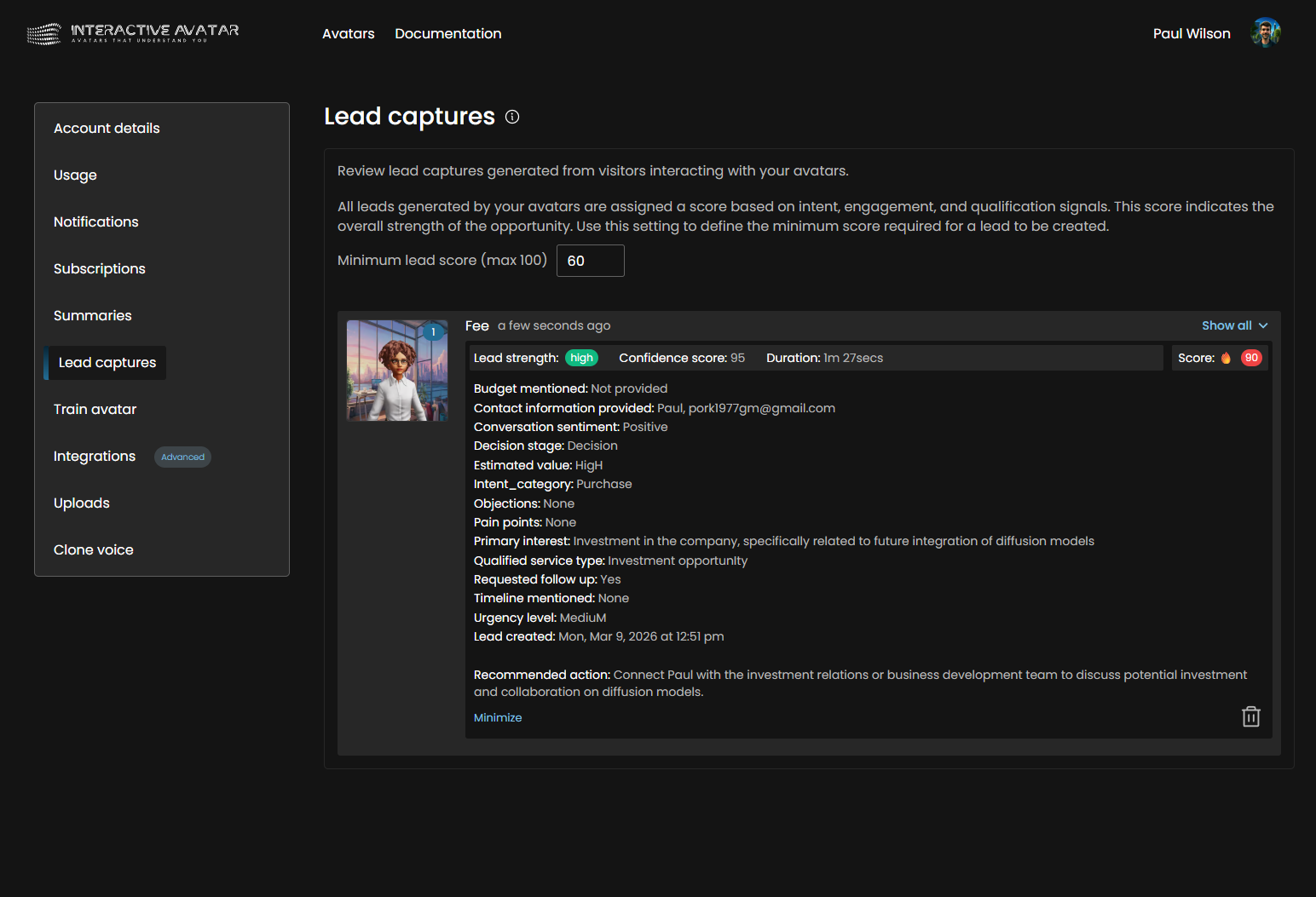 Interactive Avatar gallery image