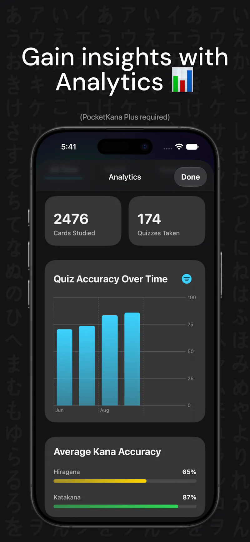 PocketKana: Learn Japanese screenshot 7