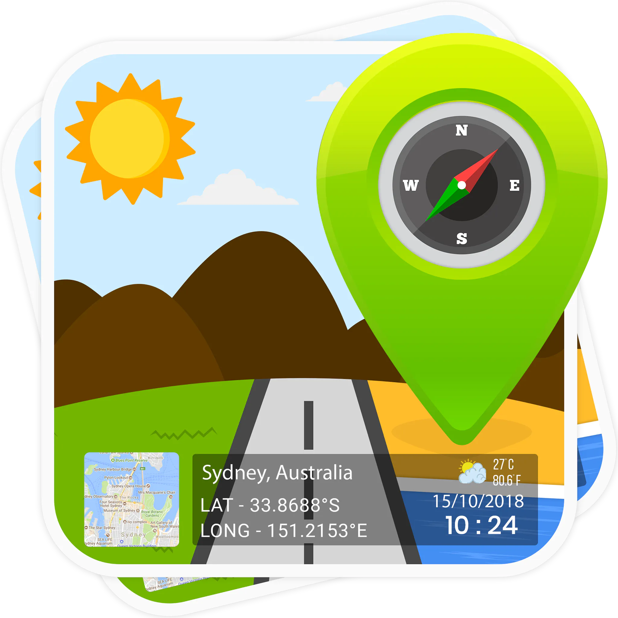 GPS Map Stamp