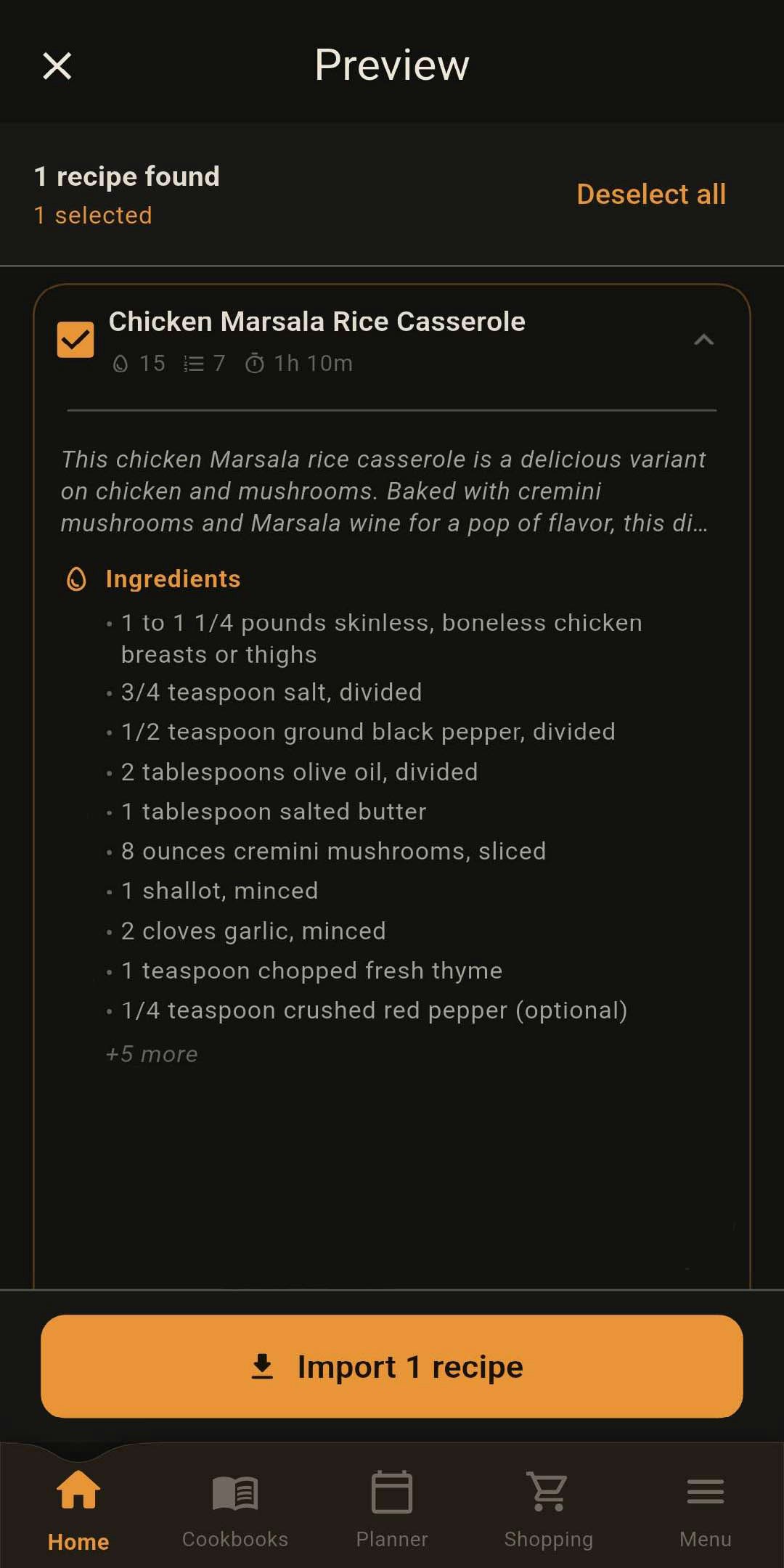 Recipe Spellbook: Meal Planner gallery image