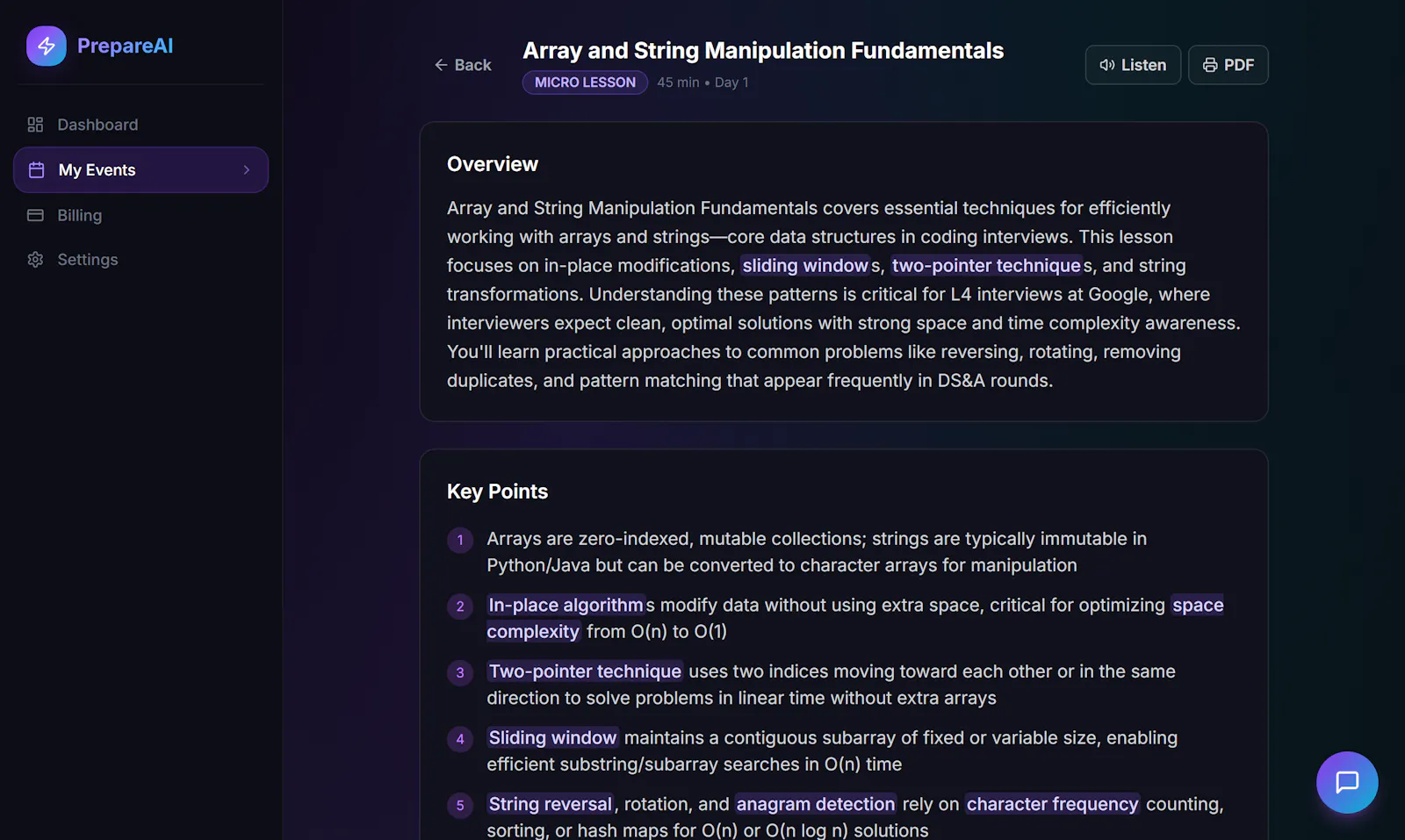 PrepareAI screenshot 3