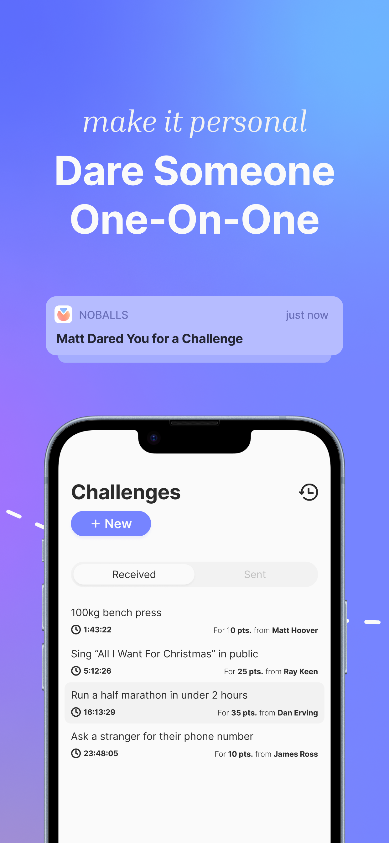 NoBalls - Challenge your friends and earn points media 5