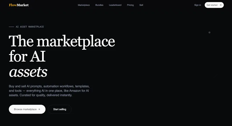 FlowMarket screenshot 2