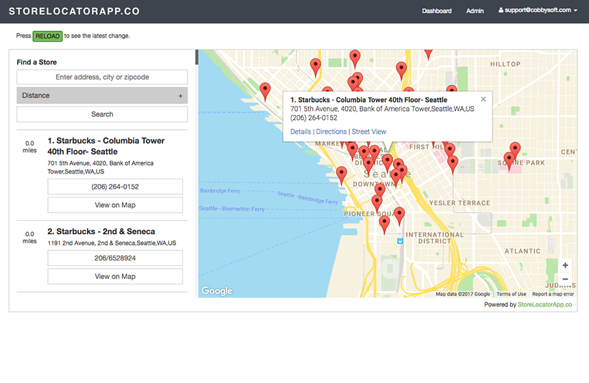 Store Locator App gallery image