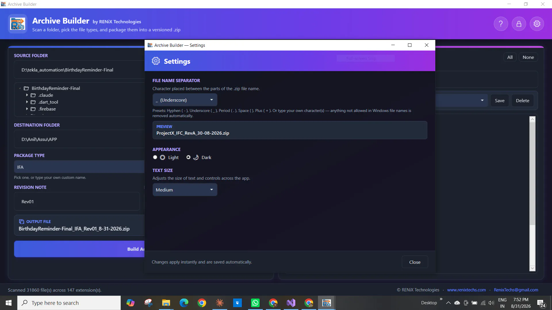 Archive Builder gallery image
