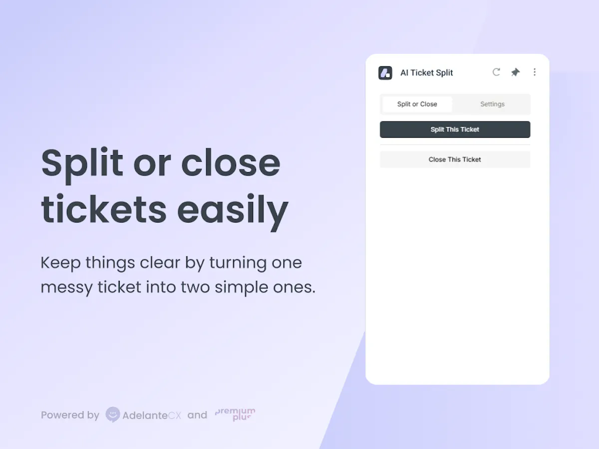 Zendesk Ticket Split 2025