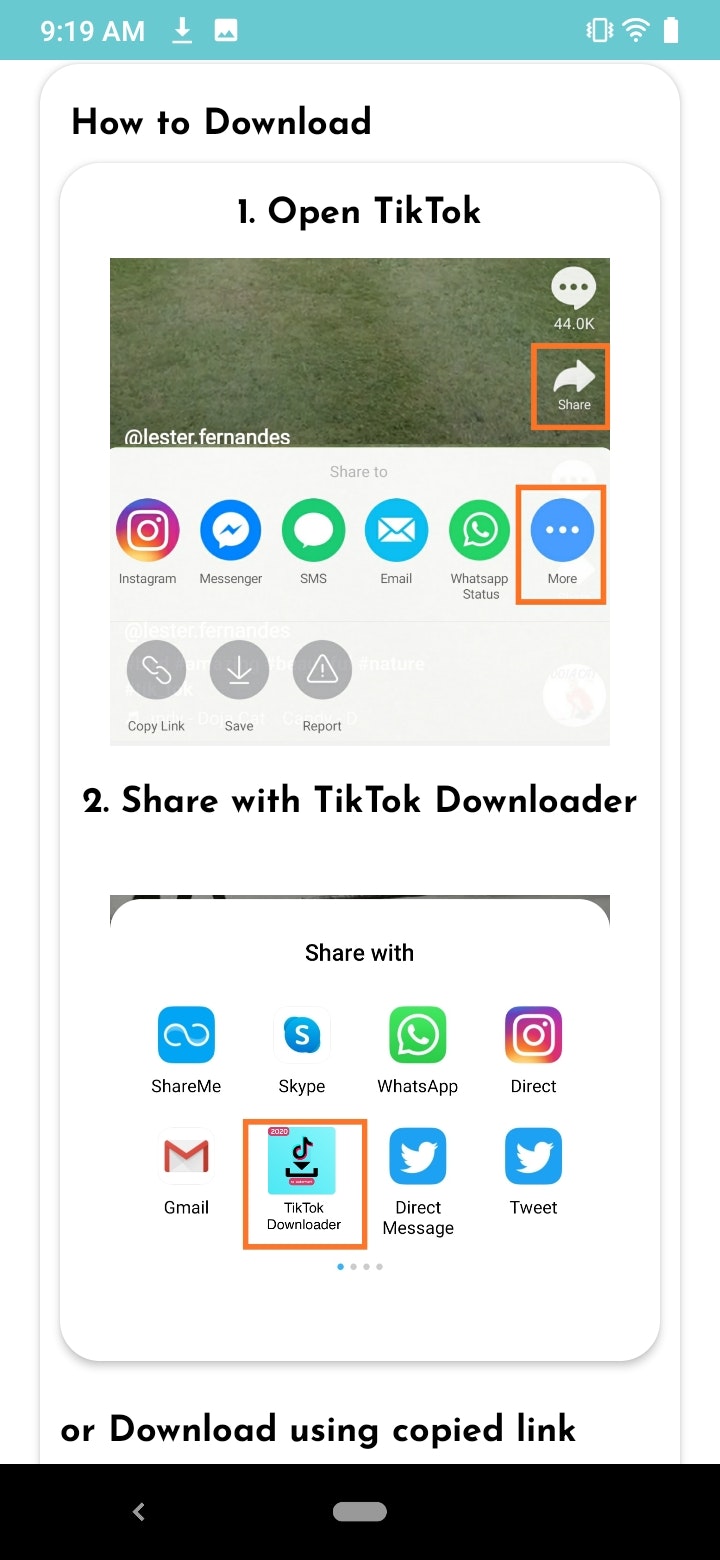 TikTok Downloader without watermark gallery image