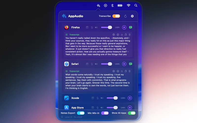 AppAudio: Record & Transcribe screenshot 6