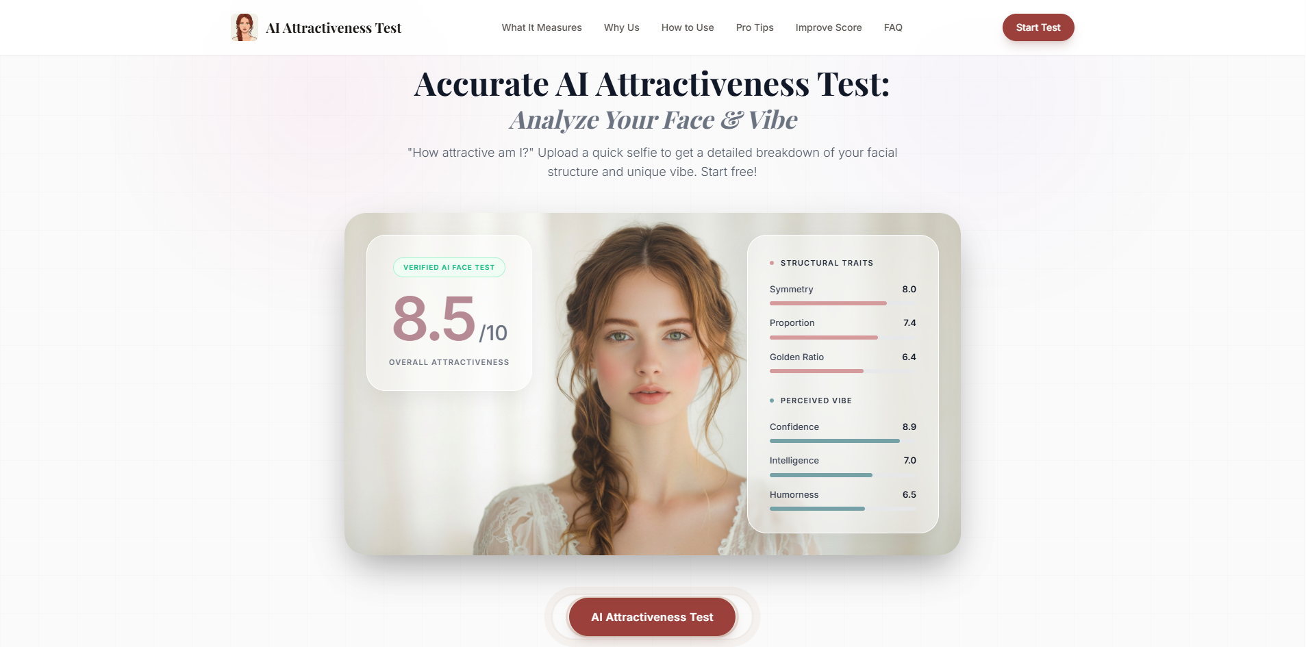 AI Attractiveness Test gallery image