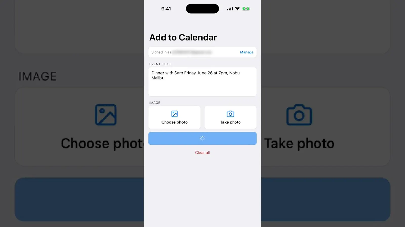 Add to Calendar: AI Events screenshot 1 (video preview)