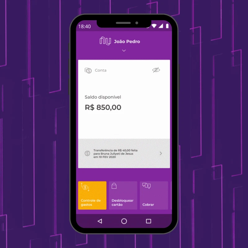 FEATURE "Controle de gastos"