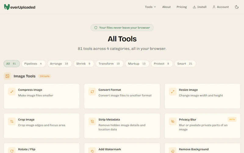 Neveruploaded screenshot 3