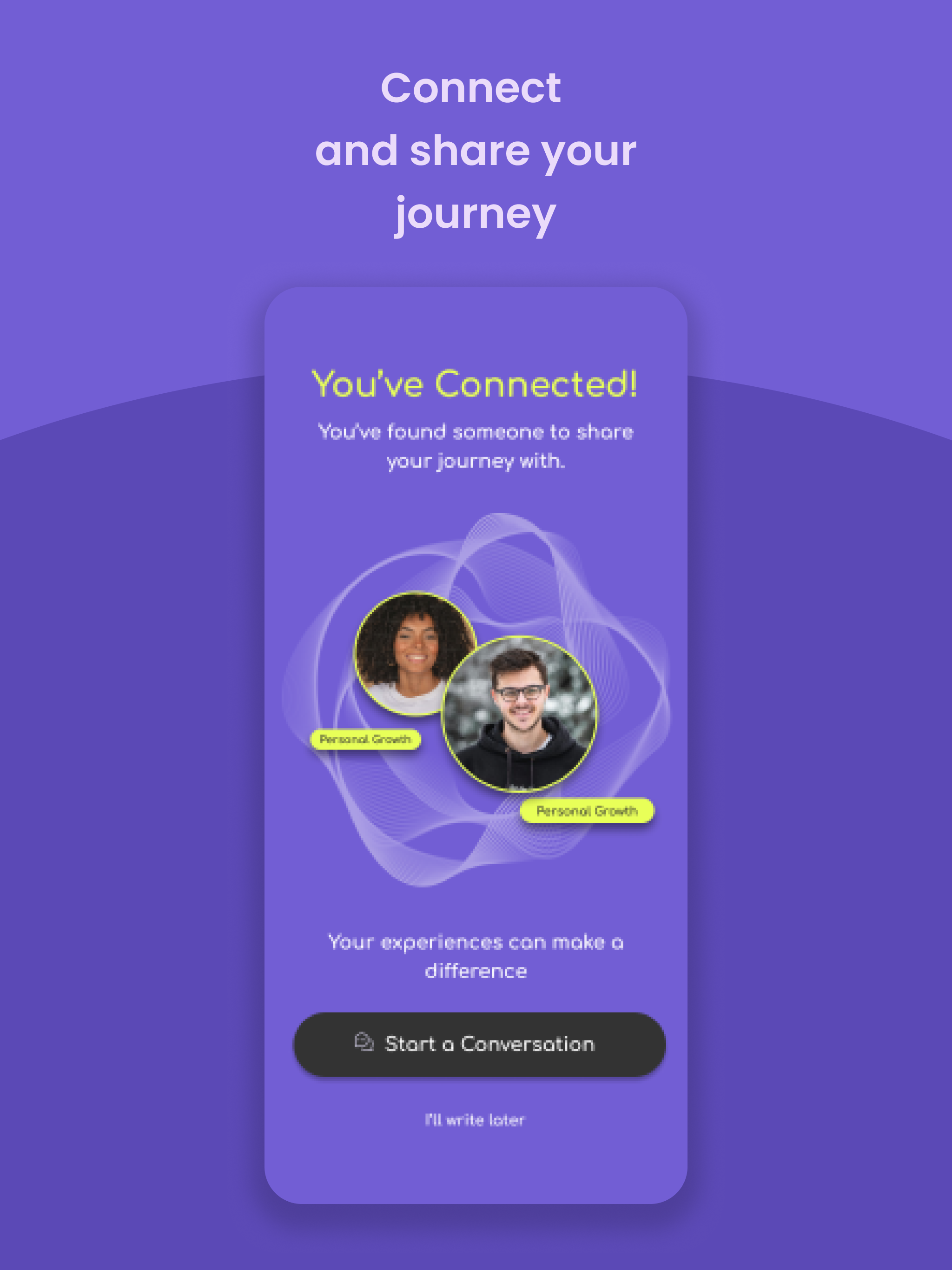 Mídia 4 de Kuky - Faça conexões reais para compartilhar experiências emocionais e curar