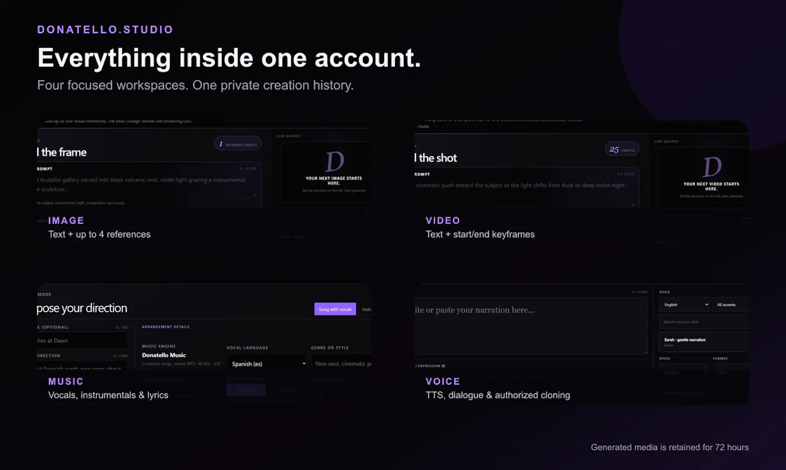 Donatello.studio screenshot 2